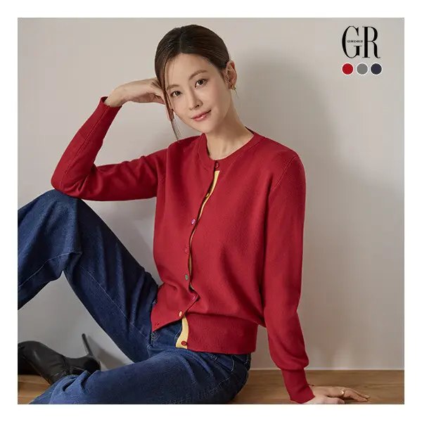 [조르쥬레쉬]조르쥬 레쉬 (26FW) 레인보우 버튼 가디건 3종 (쿠폰가 55,910원/무료)