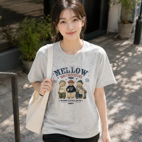 모닝베어 20수면 쿨론티 반팔티 자체제작 S~3XL 빅사이즈 티셔츠 여성 여자 단체티 남여공용 기능성 루즈핏 (쿠폰가 10,960원/무료)