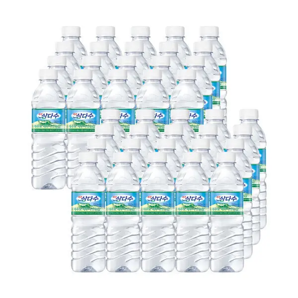 [제주삼다수]제주삼다수 500ml 40병 /생수전문배송 (유라벨/무라벨 랜덤출고) (17,500원/무료)