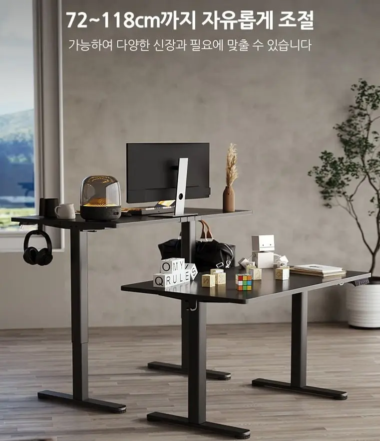 Claiks 높이조절 1600 전동책상 모션데스크 (144,990원/무료)