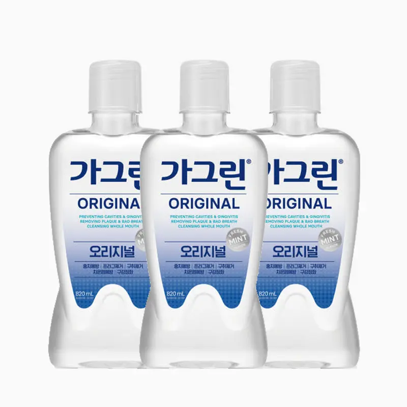 [가그린]동아제약 가그린 820ml x 3개/5개 (제로/오리지널) : 롯데ON