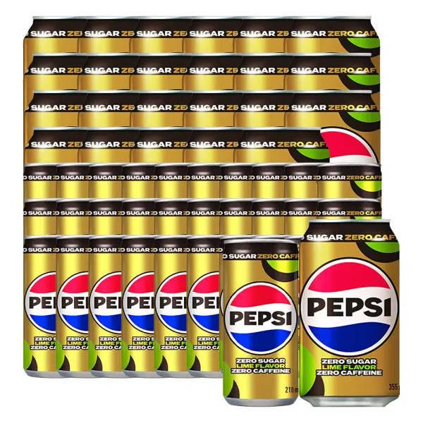 펩시제로라임 제로카페인 210ml 30캔+ 355ml 24캔 펩시/콜라/제로카페인 (쿠폰가 25,300원/무료)