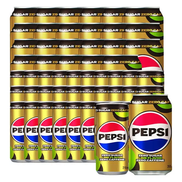펩시제로라임 제로카페인 210ml 30캔+ 355ml 24캔 펩시/콜라/제로카페인 (쿠폰가 25,300원/무료)