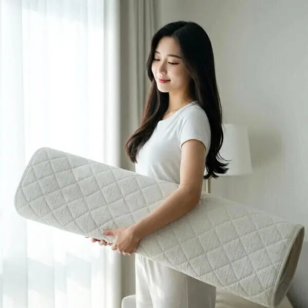 시즌마감특가 (평량650g 고중량) 냉감패드 듀라킹 고밀도PE 여름 침대패드 쿨매트 이불 패드 듀라론 비교 (쿠폰가 17,000원)