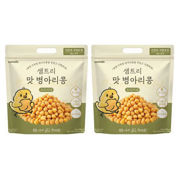 샘트리 촉촉한 맛병아리콩 40봉(20g 20봉 2팩) (쿠폰가 18,330원/무료)