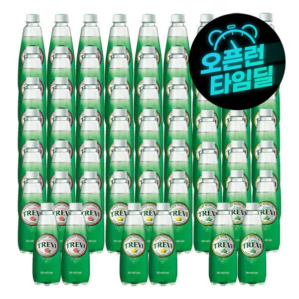 트레비 라임+자몽+레몬 300ml 3종 60pet 탄산음료/ 라임맛 음료/ 자몽맛 음료/ 레몬맛 음료