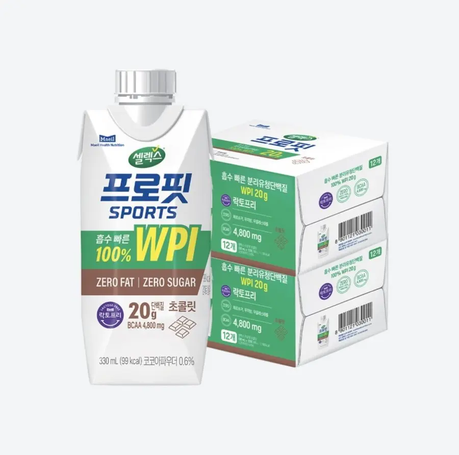 프로핏 스포츠 WPI 드링크 초콜릿 2박스 330ml X 24팩(38,413원/무료)
