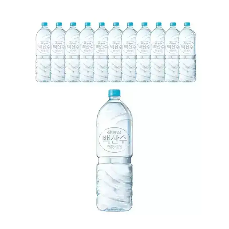 농심 백산수 유/무라벨 랜덤 2L, 12개