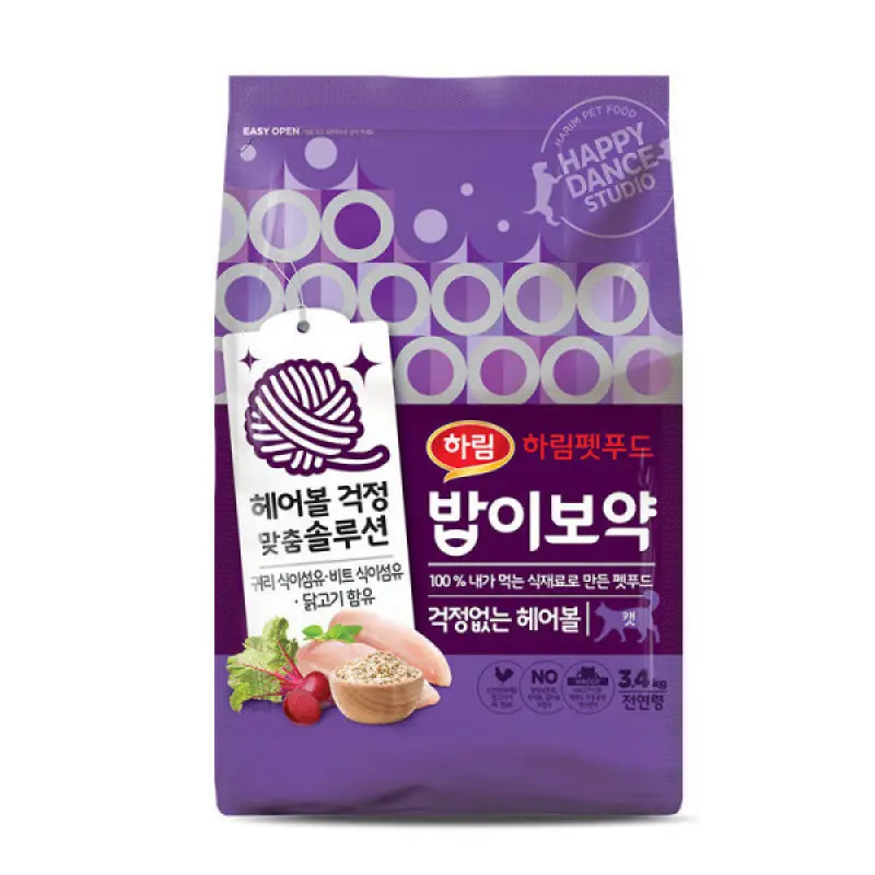밥이보약 CAT 걱정없는헤어볼 3.4kg