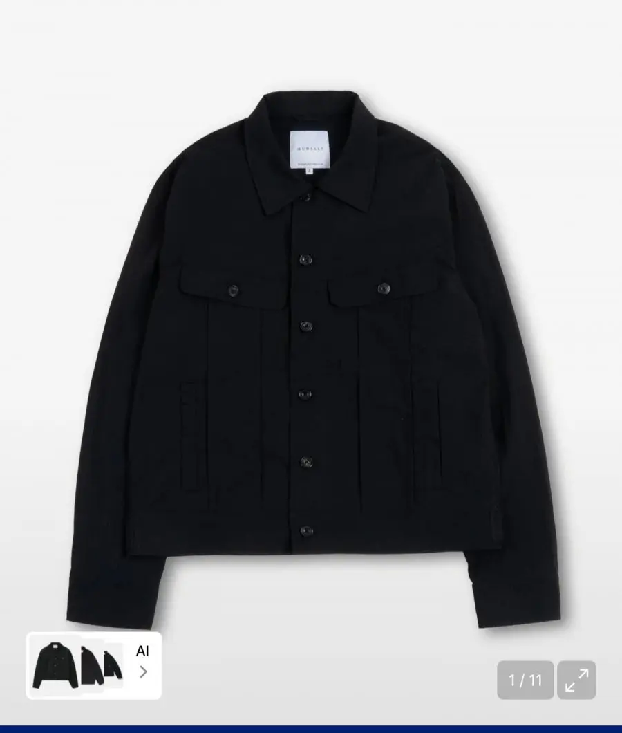 머드솔트 시어서커 트러커 자켓 블랙, 베이지 2종 택1 (35,900원/무료)