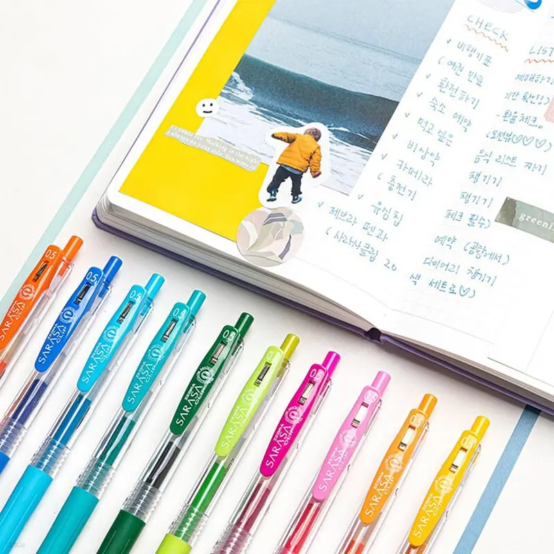 제브라 ZEBRA 사라사클립 젤볼펜 0.3/0.7mm