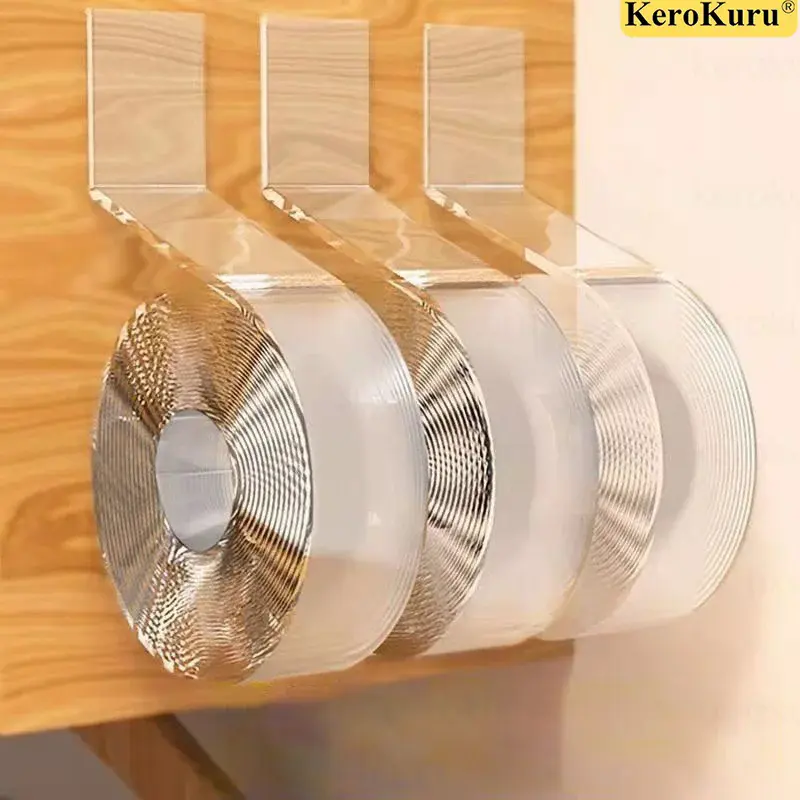 1/3/5M 양면 테이프 투명 아크릴 재사용 가능한 방수 접착제
