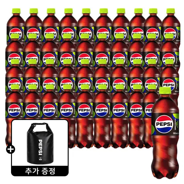 펩시제로라임 500ml 40pet (드라이백 증정 종료)