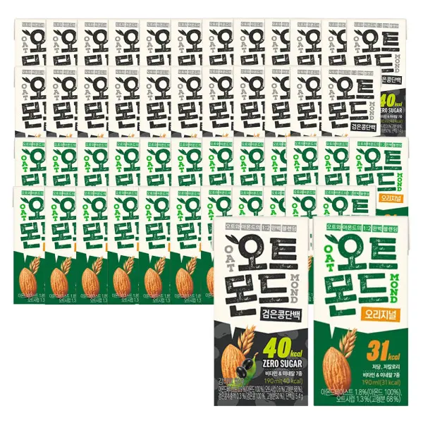 오트몬드 190ml 24입+오트몬드 검은콩 190ml 24입 (오트몬드 장바구니 증정 종료)