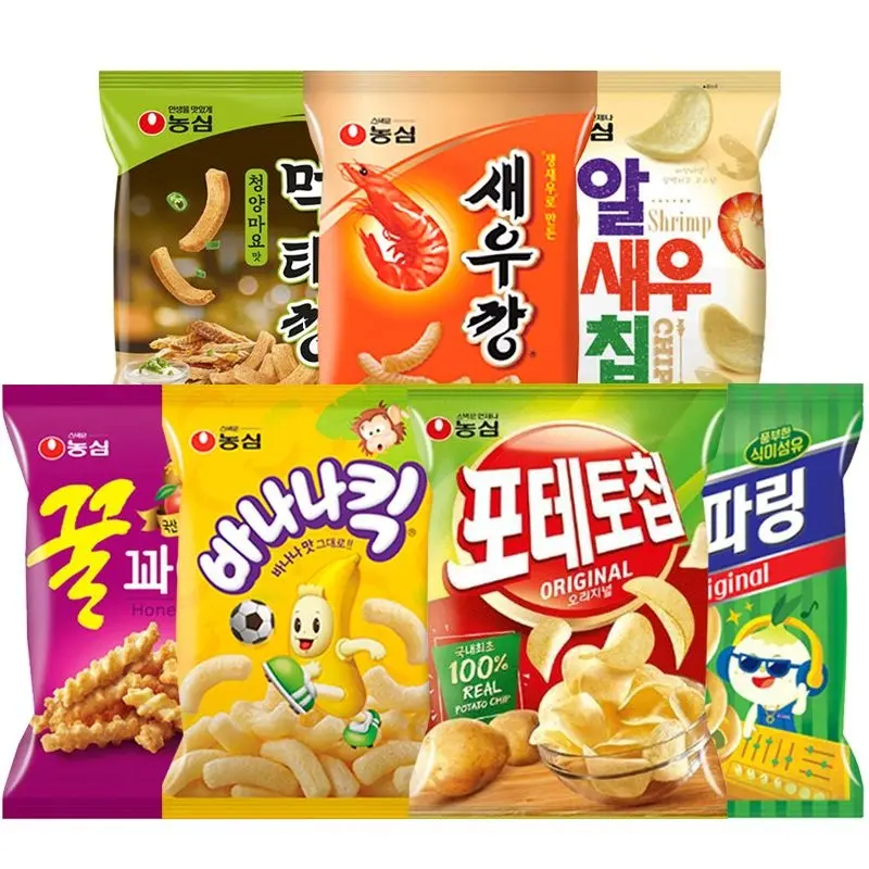 [농심]알새우4봉+자갈치4봉+양파링4봉+감자깡4봉 : 롯데ON