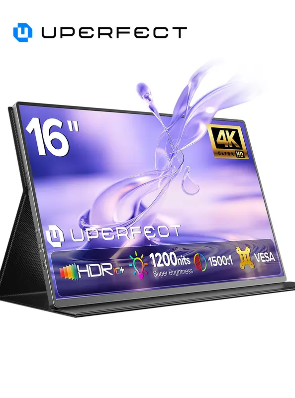 UPERFECT 4K 휴대용 모니터 16인치 3840x2400 IPS