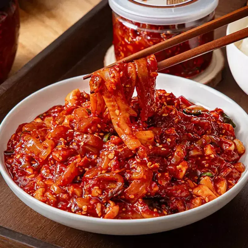 밥도둑푸드 오징어젓갈 500g 2팩