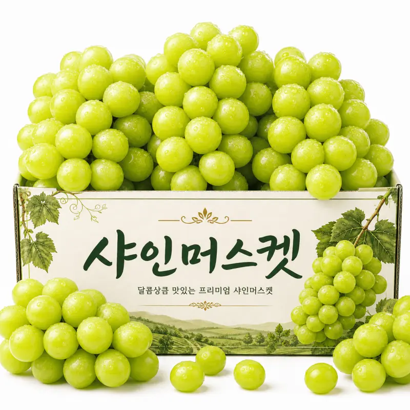 (50박스특가) 고당도 샤인머스켓 꿀과즙 샤인머스캣