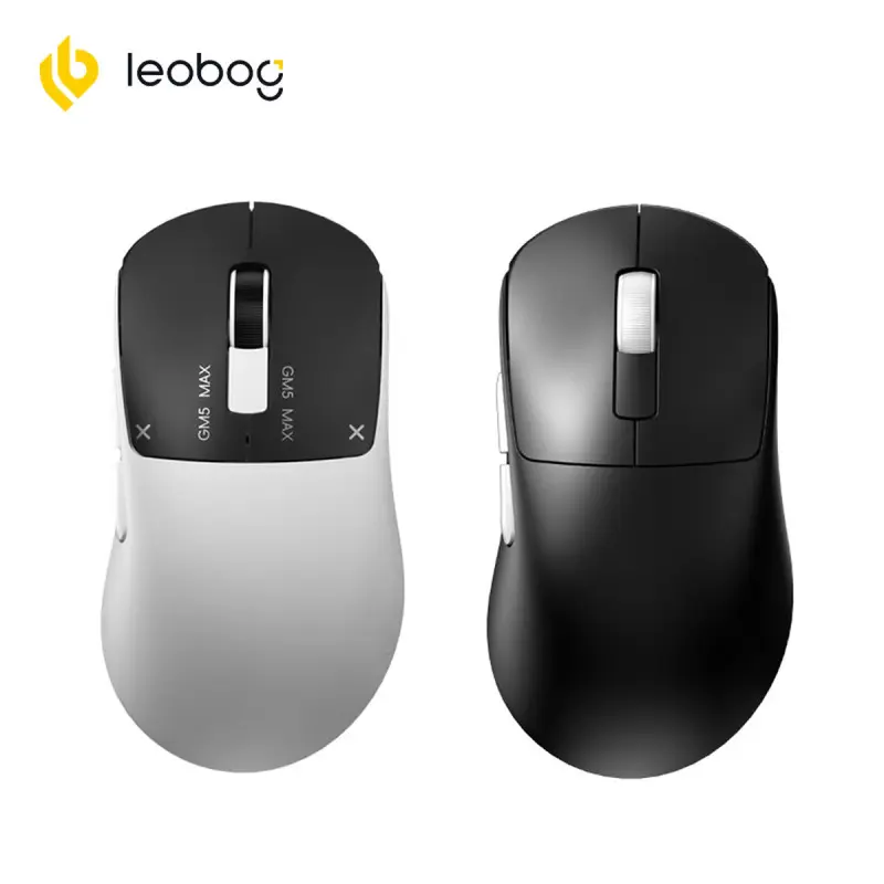 LEOBOG GM5 Max 레오보그 무선 게이밍 마우스 블루투스 3모드 경량화 듀얼 8K 500mAh 57g