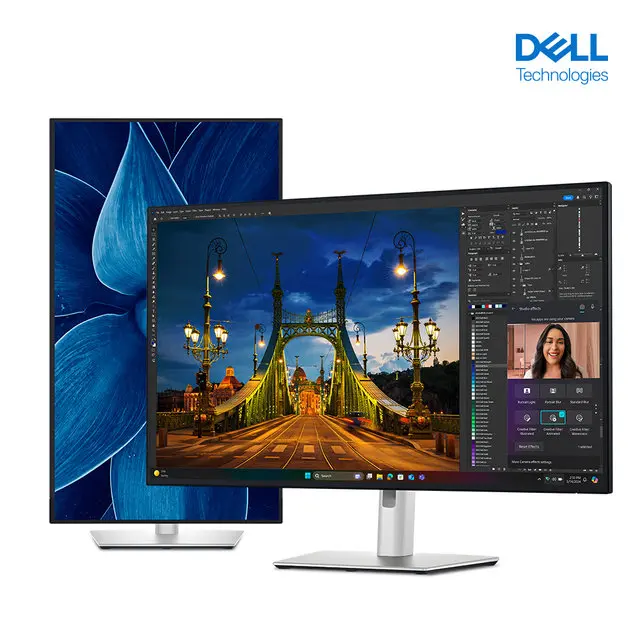 [오늘발송] Dell 울트라샤프 U3225QE 32 120Hz 4K UHD IPS Black 모니터