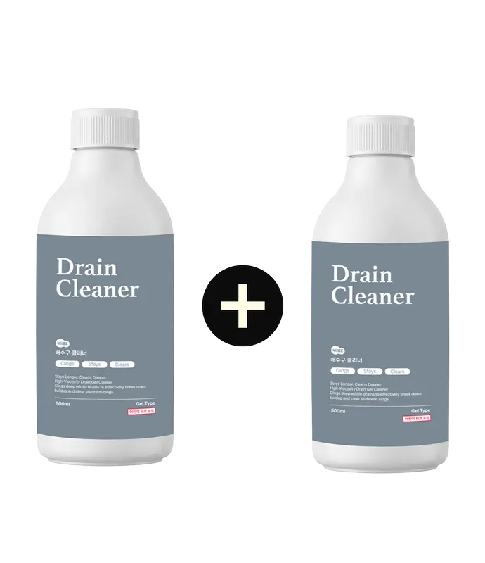 [닥터클로][선착순 40%쿠폰] 닥터클로 배수구 클리너 500mlx2개 젤타입/배수구막힘해결/배수구냄새제거 : 롯데ON