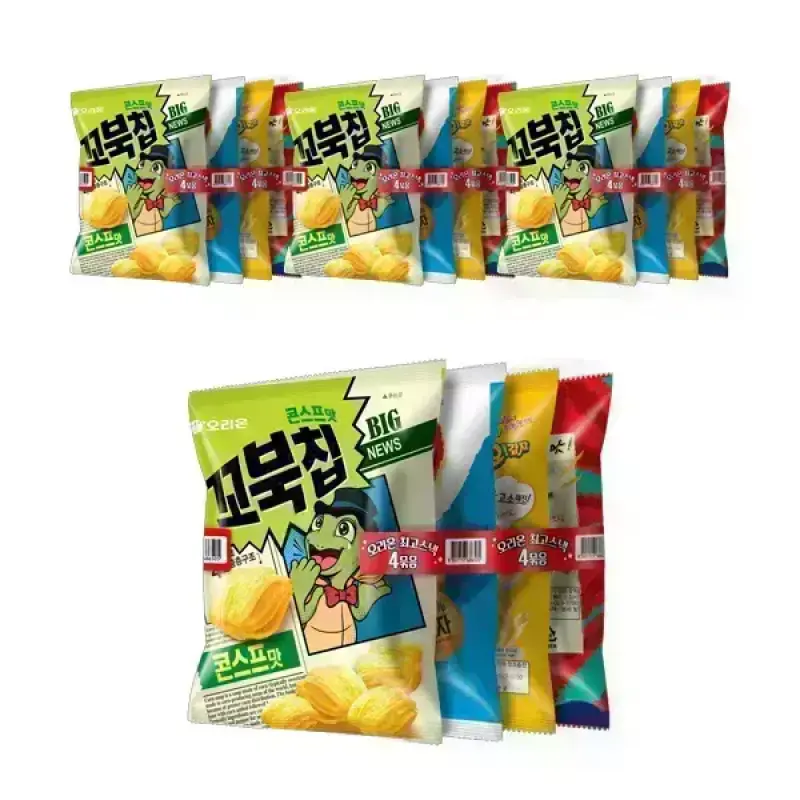 [심야마트] 오리온 꼬북칩/포카칩/오감자/썬 각 4봉
