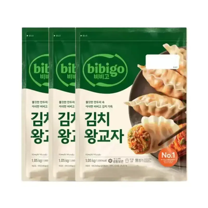 [Tday] CJ 비비고 김치왕교자 1.05kg, 3개