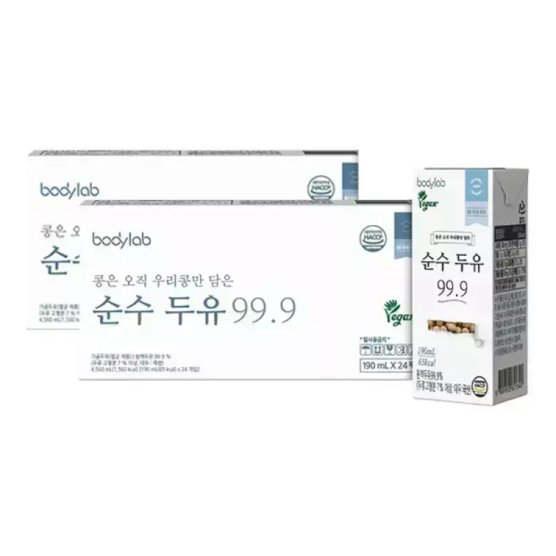[Tday] 바디랩 순수두유 99.9 24팩, 2박스