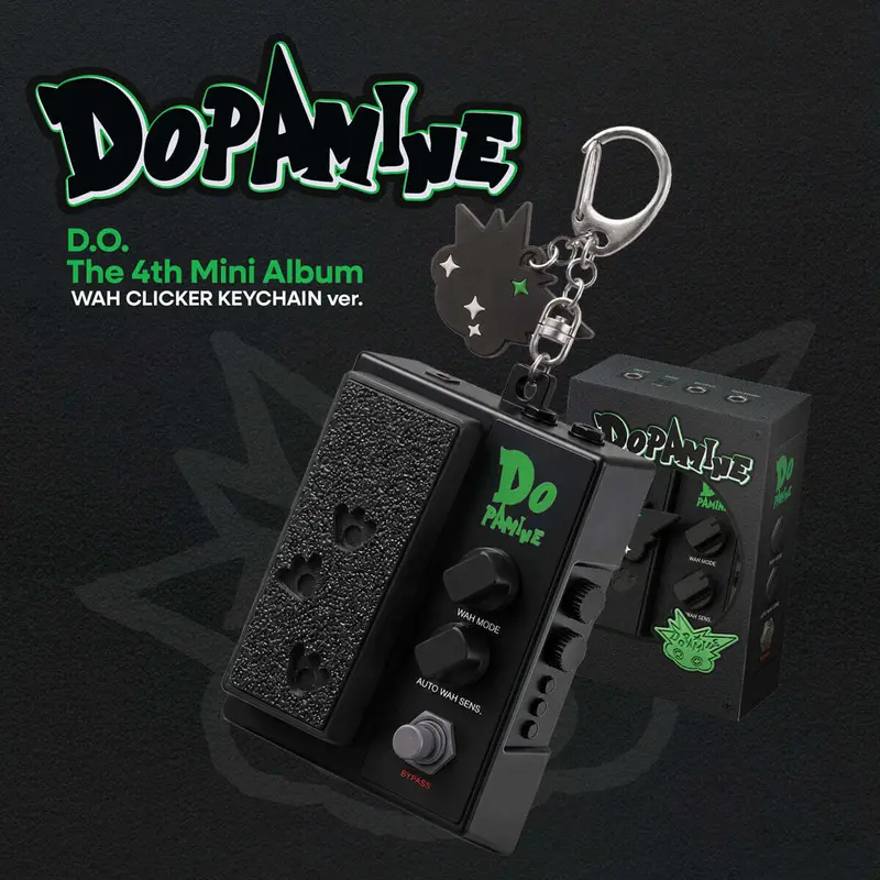 도경수 (D.O) - 미니앨범 4집 : DOPAMINE [WAH CLICKER KEYCHAIN ver.]