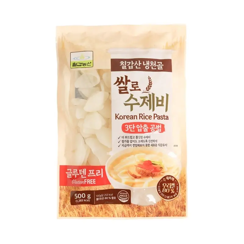 [칠갑농산]칠갑농산 냉천골 쌀로수제비 500g x 4개 : 롯데ON