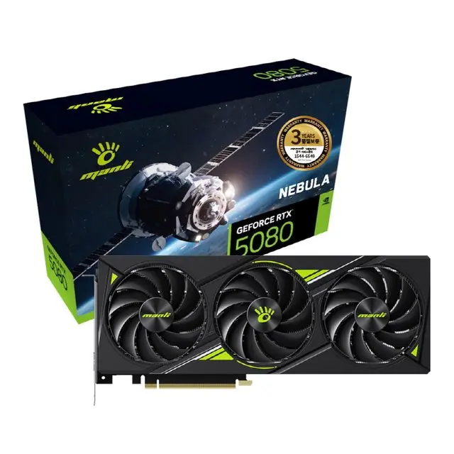 MANLI 지포스 RTX 5080 Nebula D7 16GB 인텍앤컴퍼니 VGA 그래픽카드