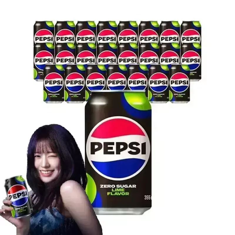 [펩시] 펩시콜라 제로슈거 라임향 355ml, 24개