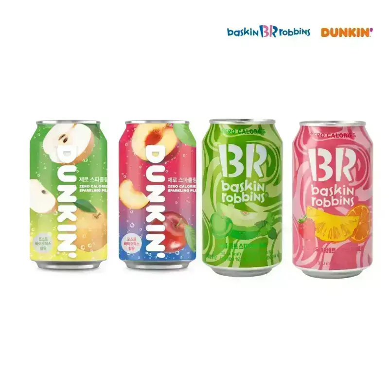던킨 ZERO 탄산 음료 350ml x 24개 (1box)