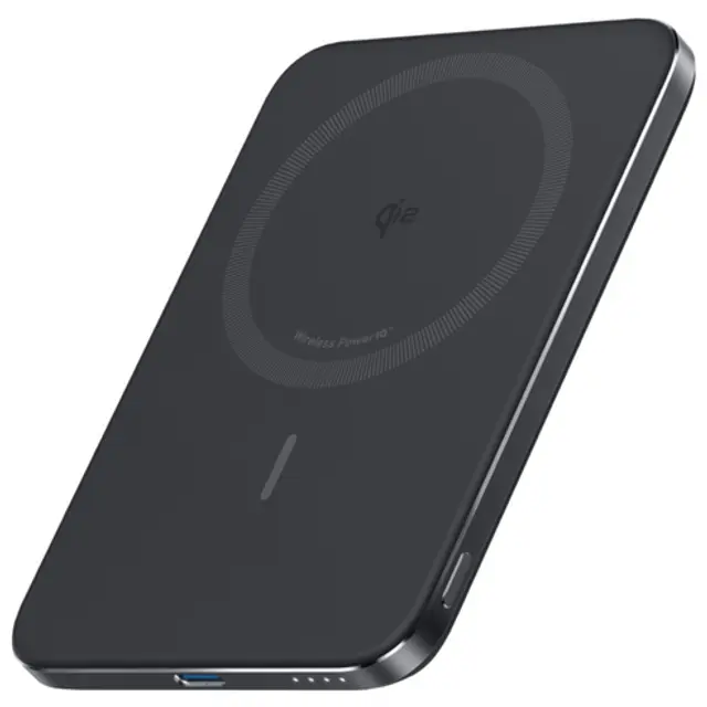 ANKER 맥고 나노 파워뱅크 5000mAh 20W 슬림형 무선충전 보조배터리 A1665 블랙