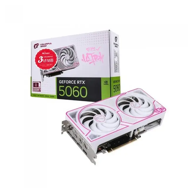 COLORFUL 지포스 RTX 5060 ULTRA DUO OC White D7 8GB 피씨디렉트S