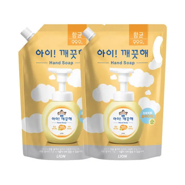 아이깨끗해X포차코 핸드워시 순향 리필 1.8L 2개