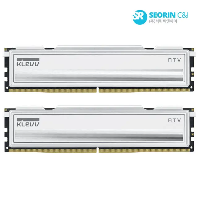 [서린공식] 에센코어 클레브 DDR5-6000 CL30 FIT V 화이트 패키지 서린 (32GB(16Gx2))