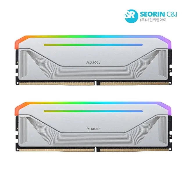 [서린공식] Apacer DDR5-5200 CL40 NOX RGB 실버 패키지 (32GB(16Gx2))