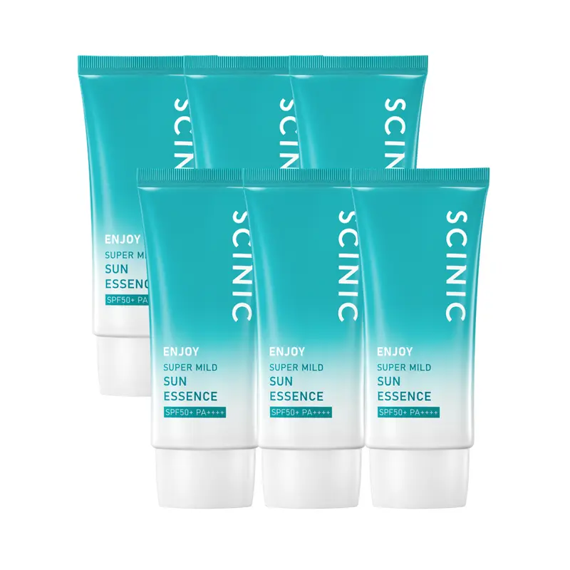 싸이닉 엔조이 슈퍼 마일드 수분 선에센스 50ml / 저자극 선크림 차단제 6개