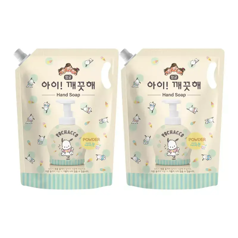 [심야마트] 아이깨끗해×포차코 대용량 핸드워시 순 1.8L, 2개