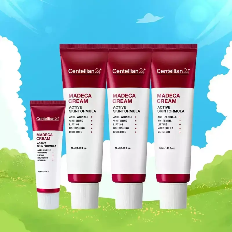 [10분러시] 마데카크림 액티브스킨포뮬러 50ml 3개 + 15ml 1개