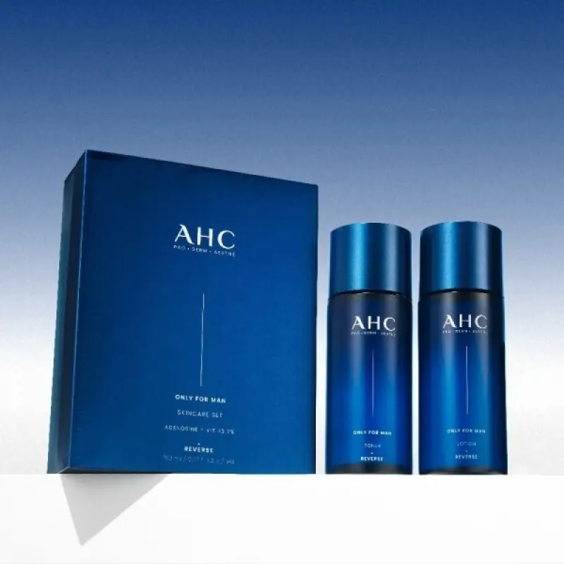 AHC 온리포맨 2종세트 블루 (토너 150ml+로션 150ml)