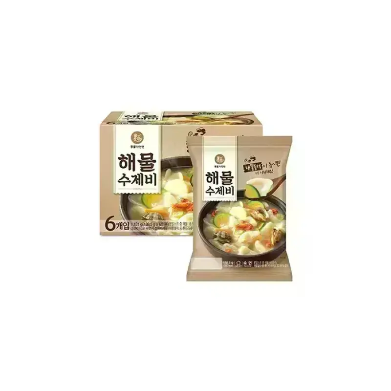이가자연면 해물수제비 6개입 BOX