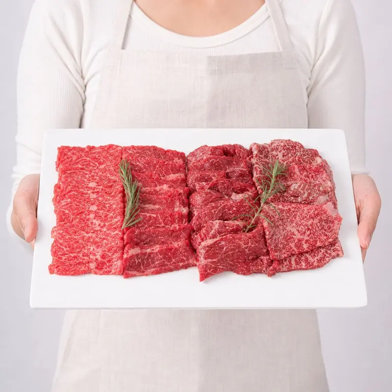 [열광한우][열광한우] 1++ 한우 숙성로스 모둠 300g+300g (총 600g) : 롯데ON