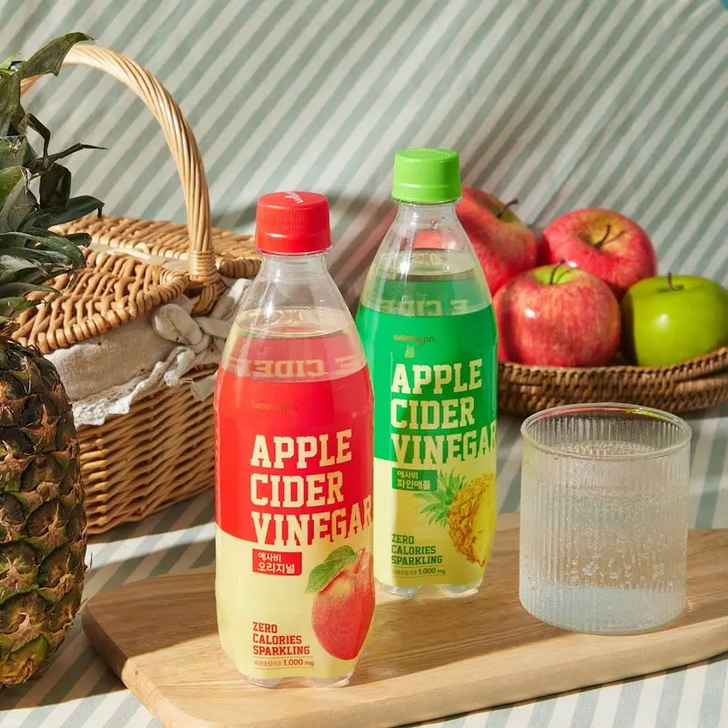 [웅진식품]웅진식품 애사비 제로 2종 혼합 500ml x 24페트 (오리지널,파인애플,제주청귤 중 택2) : 롯데ON