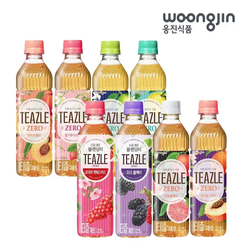 [웅진식품]웅진식품 티즐 제로 블랜딩티 500ml x 20페트 8종 중 택1 : 롯데ON