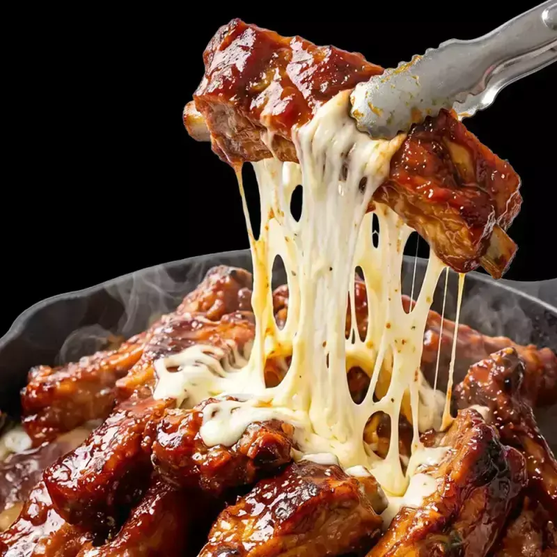 두툼 숯불 바베큐 양념 쪽갈비 500g + 500g