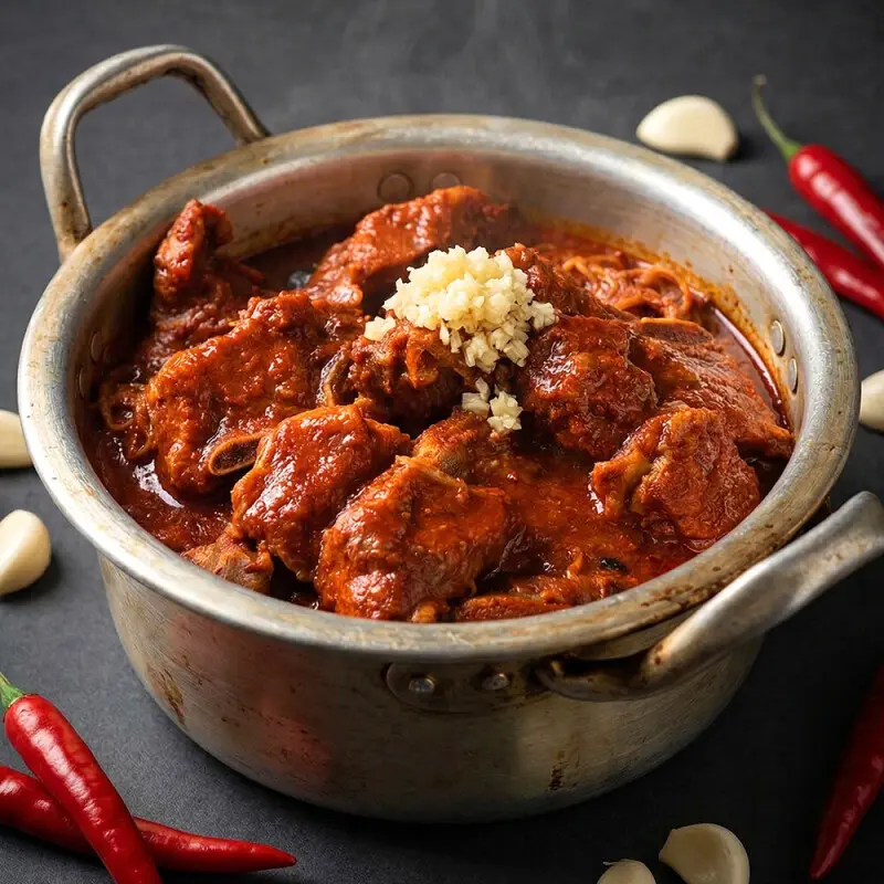 대구 동인동 매콤 돼지갈비찜 1kg+1kg+1kg (총3kg)/ 매콤칼칼 갈비찜