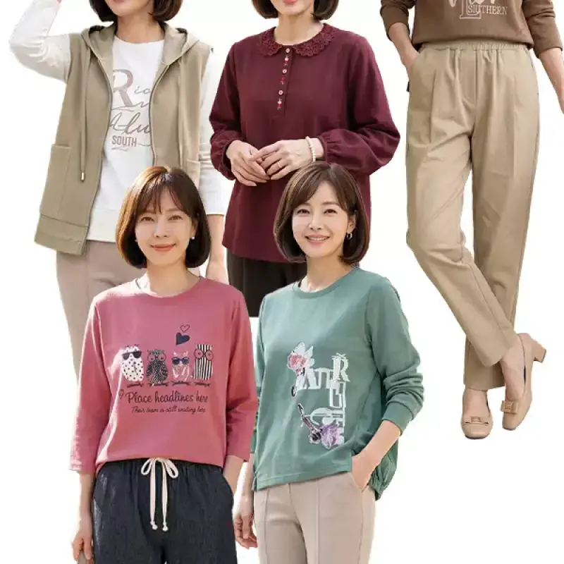 [엄마옷로즈맘] 가을신상/시즌오프 노마진 마지막 혜택 엄마/할머니 옷 선물! 30%쿠폰 티셔츠/블라우스/밴딩바지/원피스/빅사이즈/인견/홈웨어