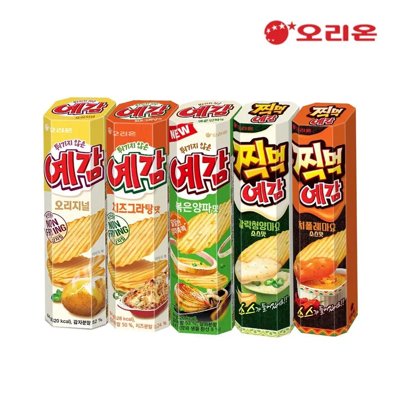 [오리온][딜크릿]오리온 예감 5종(오리지널2+치즈2+볶음2+갈릭청양2+치폴레마요2) : 롯데ON